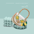 Load image into Gallery viewer, [XIAOZHONG Series]★Bag★ Handheld bag Shoulder bag Embroidery Lemon Retro Commuting Date
