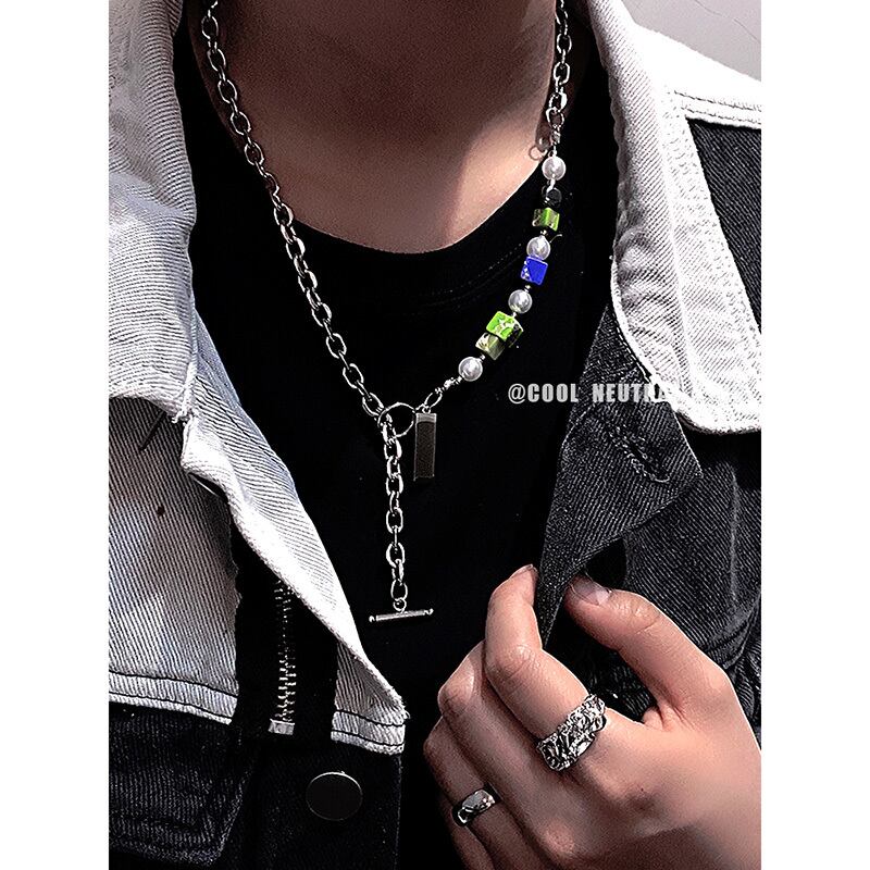 [yyds genderless series] ★Necklace★ Accessory switching color colorful unisex