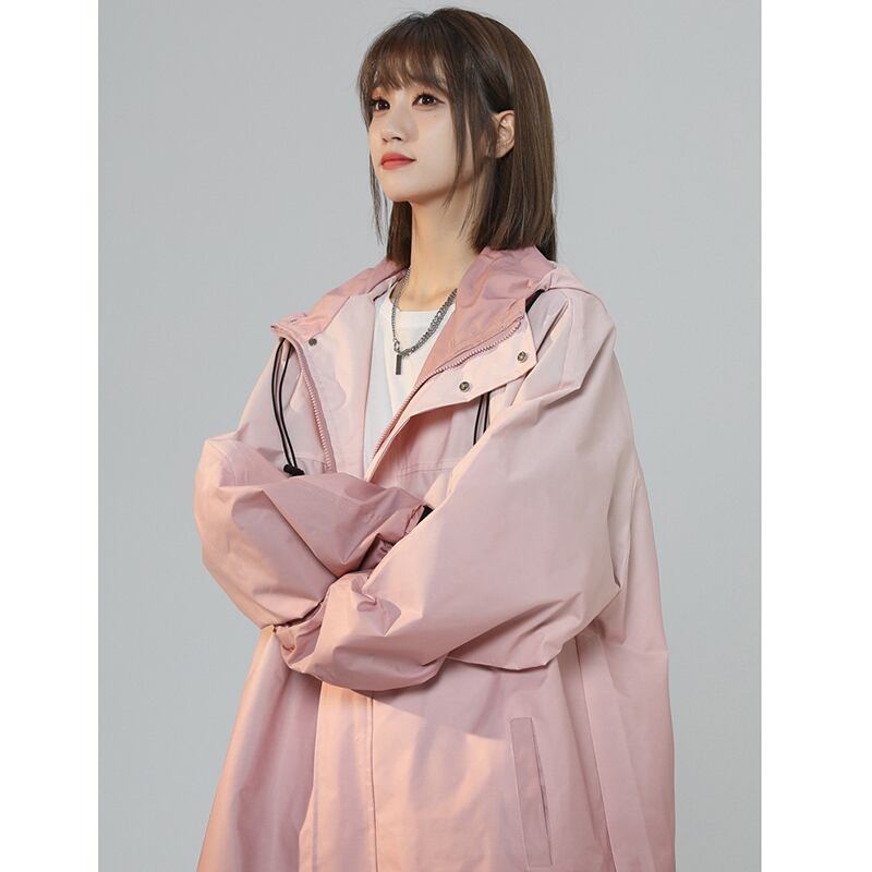 [Fujiman Series] ★Jacket★ 2color outerwear unisex men's gray pink tie-dye casual