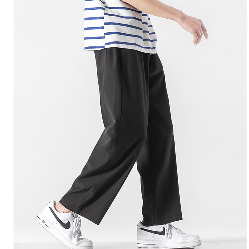 [BIGEMAN Series] ★Casual Pants★ 4color Nine-quarter-length Bottoms Pants Unisex Men's Large Size Plain Spring/Summer