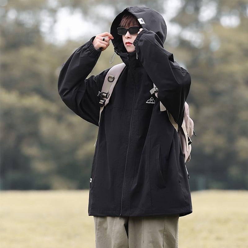 [GUYU Series]★Waterproof jacket★ 3color Rainy season Rainproof soup Water repellent effect Unisex Men's ML XL 2XL Fashion