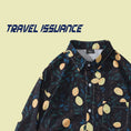 Load image into Gallery viewer, [TRAVEL ISSUANCE Series] ★Long Sleeve Shirt★ Floral Shirt Tops Print Black Blue Yellow Leaves ML XL 2XL Unisex Men's
