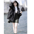 Load image into Gallery viewer, [Dust smoke cloud dream---Bamboo series] ★China style coat★ Lasha embroidery Chinese clothes, everyday wear, cute, easy to match, black, black
