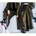 Load image into Gallery viewer, [Kyodo Series]★China style trousers★ Gaucho pants, dragon embroidery, unisex, couple clothes, men's wide pants, tulle, elastic waist
