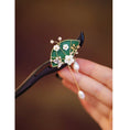 Load image into Gallery viewer, [Ma series] ★China style hair ornament★ 1 hairpin, ladies accessories, folding fan, sense green, improves temperament
