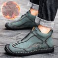 Load image into Gallery viewer, [Tile Series]★Shoes★ Winter 4color Men's Fleece lining type selection Shoes Size 38-46 Black Brown Light Brown Green
