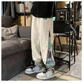 Load image into Gallery viewer, [Plqv Series] ★Casual Pants★ Brushed lining can be selected 3colors Black, White, Gray Men's Sports Style Unisex Easy to Match Print
