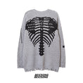 Load image into Gallery viewer, [BEICSONG Teacher Series] ★Sweater★ 2color Unisex Men's Skull Black Gray ML XL 2XL
