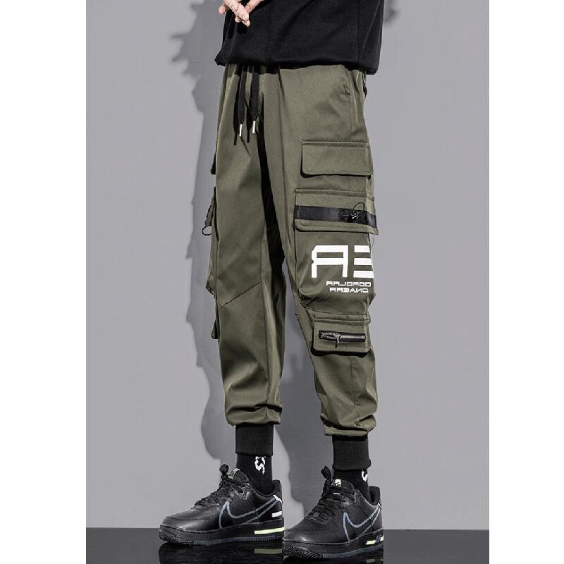 [YLSJ Series]★Casual Pants★ 2color Bottoms Pants Men's Black Green Large Size