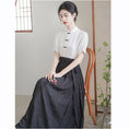 Load image into Gallery viewer, [EQD Series]★Chinese style shirt★ Tops, short sleeve shirts, Hanfu tops, summer clothes, simple, easy to match
