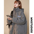 Load image into Gallery viewer, [Suikoishi Series] ★Winter Coat★ Cotton Coat Outerwear 3color Unisex Men's Gray Black White
