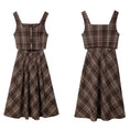 Load image into Gallery viewer, [Kiyi series]★Setup★Checked pattern vest + checked pattern skirt Retro cute Daterasha
