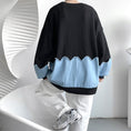 Load image into Gallery viewer, [Yurin Series] ★Tops★ 2color Casual Unisex Men's Color Switching Casual Black White Blue
