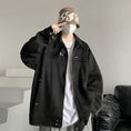 Load image into Gallery viewer, [TIAOTA series]★Jacket★ 3color outerwear unisex men's green black gray suede
