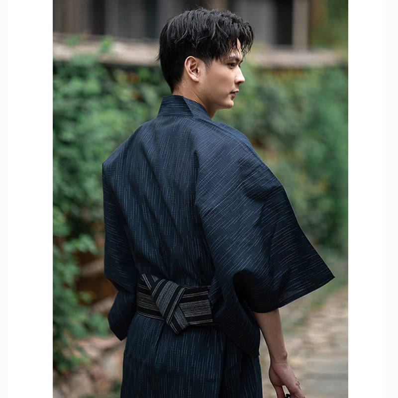 [TEKU Series]★Setup★ Yukata + obi Unisex Men's Fireworks Festival Festival Men's Set Yukata Easy to match