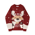 Load image into Gallery viewer, [Li Xingyu Series] ★Sweater★ 2color Tops Christmas New Year Deer Cartoon Unisex Men's Red Green
