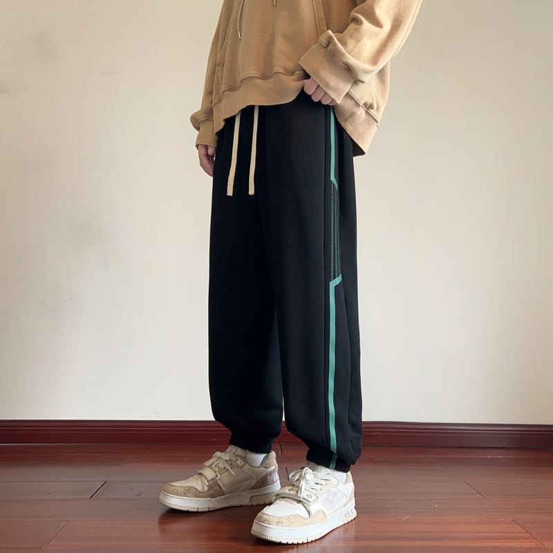 [SENSU Series] ★Casual Pants★ Brushed lining 3color Bottoms Trousers Unisex Men's Large Size Sports Style Easy to Match