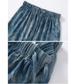 Load image into Gallery viewer, [FENGLIN Series] ★Casual Pants★ Bottoms Trousers Cool Blue Blue Slimming Alphabet
