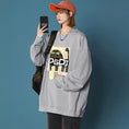 Load image into Gallery viewer, [JC Series]★Tops★ 3color Sweatshirt Sweatshirt Unisex Men's Cartoon Light Gray Black Blue
