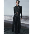 Load image into Gallery viewer, [Da Qinglong Shu Series] ★China style skirt★ Denim skirt bottoms slimming fashion long skirt
