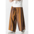 Load image into Gallery viewer, [Shu Han Ink Series]★China style pants★ 3color gaucho pants, vertical stripes, unisex, men's, loose, large size
