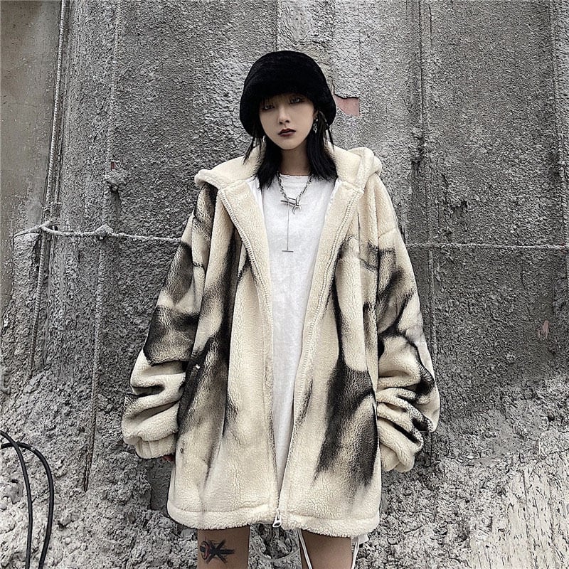 [Style Series]★Winter Coat★ 2color Cute Unisex Men's Hooded Oversized Cool