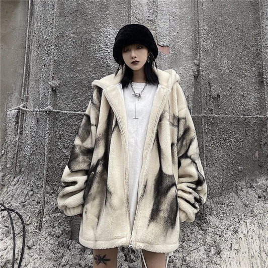 [Style Series]★Winter Coat★ 2color Cute Unisex Men's Hooded Oversized Cool