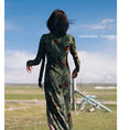 Load image into Gallery viewer, [Da Qinglong Shu Series] ★China style dress★ 2 colors Green or blue Velvet High neck Slim Slimming Feminine
