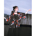 Load image into Gallery viewer, [Kokaisha --- Mother-in-law series] ★China style happi coat★ Tops Outerwear Fox Thin Loose Cool ML Black Black
