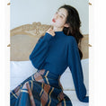 Load image into Gallery viewer, [reasure Island Series]★Setup★ 2-piece set knit tops plaid skirt retro
