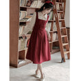 Load image into Gallery viewer, [Big orange series]★China style dress★ 3color fake layered beige blue red SML XL
