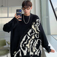 Load image into Gallery viewer, [Black Series] ★Sweater★ 3color knit tops Unisex Men's Switching Stylish Cool
