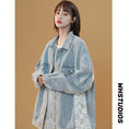 Load image into Gallery viewer, [Winter Series] ★Jacket★ 2color Blue or Black Denim Outer Jeans Unisex Switchable Fashion
