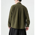 Load image into Gallery viewer, [JUNYI series]★China style shirt★ Tops 2color Unisex Men's Large size Corduroy Beige Green
