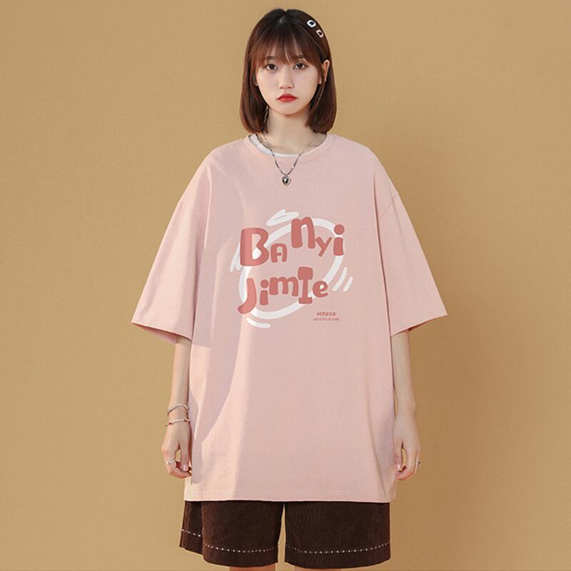 【SENSUシリーズ】★半袖Tシャツ★ 大きいサイズ M~6L 4color トップス 男女兼用 メンズ ファッション 黒 白 青 ピンク