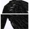 Load image into Gallery viewer, [Kokaisha --- Chichiku Series] ★China style dress★ Velvet thick black black long length
