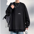 Load image into Gallery viewer, [BIGEMAN Series] ★Tops★ 2color Unisex Men's Large Size Round Neck Black White Alphabet
