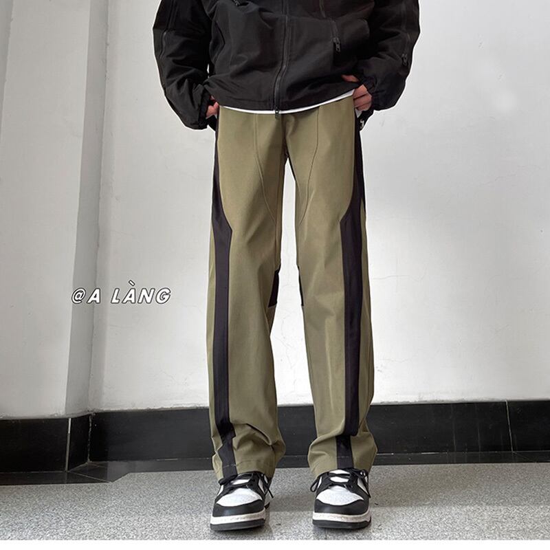 [YANDAN Series]★Casual pants★Bottoms 2color Unisex Men's Color scheme Black Green