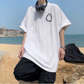 Load image into Gallery viewer, [Illustrated series] ★Short sleeve T-shirt★ 2color retro style tops T-shirt unisex men's black white
