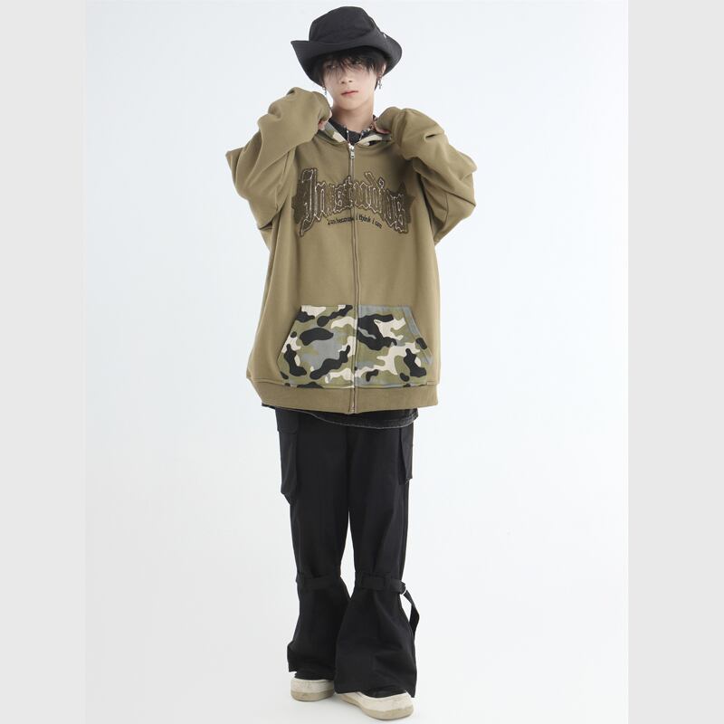 [CHAOHUO Series] ★Outer★ 2color Regular type Fleece lining type Parka Unisex Men's S M L XL