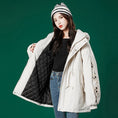 Load image into Gallery viewer, [YICHAN Series]★Winter Coat★ 3color Outer Panda with Hat Winter Clothes Cotton Coat Black Beige Blue
