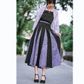 Load image into Gallery viewer, [Kokaisha --- Bamboo Series] ★China-style happi coat★ Thin outerwear Sun protection chiffon Original Purple
