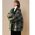 Load image into Gallery viewer, [Suikoishi Series] ★Winter Coat★ Outerwear 2color Unisex Men's Plaid Pattern No Hat Winter Jacket
