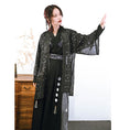 Load image into Gallery viewer, [Old Monster --- Rabbit Series] ★China style happi coat★ Tops Chiffon Thin Black Black Summer clothes Easy to match
