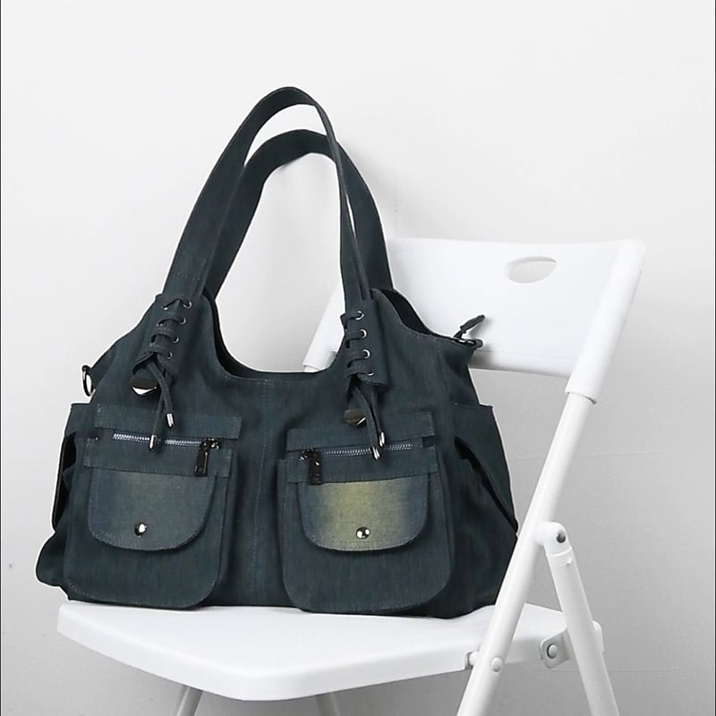 [QIANLUO Series]★Bag★ Shoulder bag, handheld, large capacity, retro, cute, date, improves your temperament, casual