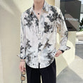 Load image into Gallery viewer, [Illustrated series] ★China style shirt★ Tops, long sleeve shirt, unisex, men's ink pattern, retro, easy to match
