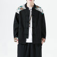 Load image into Gallery viewer, [Psycho Series]★China style outerwear★ Men's 2color jacket, large size, embroidery, China button, spring/autumn
