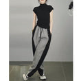 Load image into Gallery viewer, [SANSAN series] ★Casual pants★ Bottoms Large size Casual Color scheme Slimming Gray Gray
