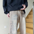 Load image into Gallery viewer, [PPG Series]★Denim pants★ 2color embroidery bottoms pants unisex men's unique cool
