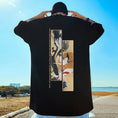 Load image into Gallery viewer, [Xrfdv series]★China style T-shirt★ Tops 2color Unisex Men's Large Size Crane Cotton
